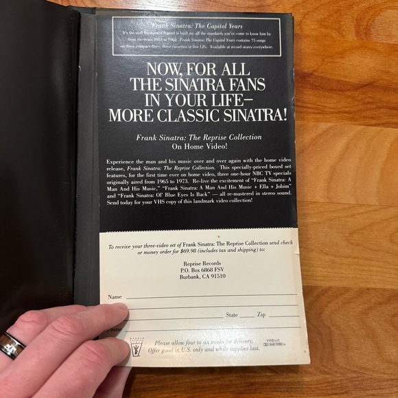 Vtg Frank Sinatra The Reprise Collection 1990 81 Tracks 4 CD Box Set EUC Tested - Picture 9 of 15